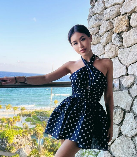 Tiên Nguyễn theo học Đại học RMIT ở TP.HCM sau đó cô sang Anh học cao học và hiện tại đã tốt nghiệp ngành Quản trị Hàng không tại trường Đại học London. Cô nàng cũng chính là một trong những người trong "Hội con nhà giàu" Việt Nam từng xuất hiện trên báo Mỹ. Ảnh: IGNV