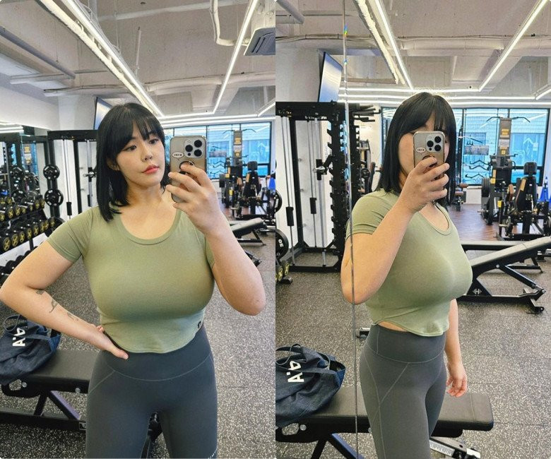 Cô nàng giảm cân là do tập luyện rất vất vả và chăm chỉ. Cô không quản ngại những ngày đông tuyết rơi phải dậy sớm để tập luyện.