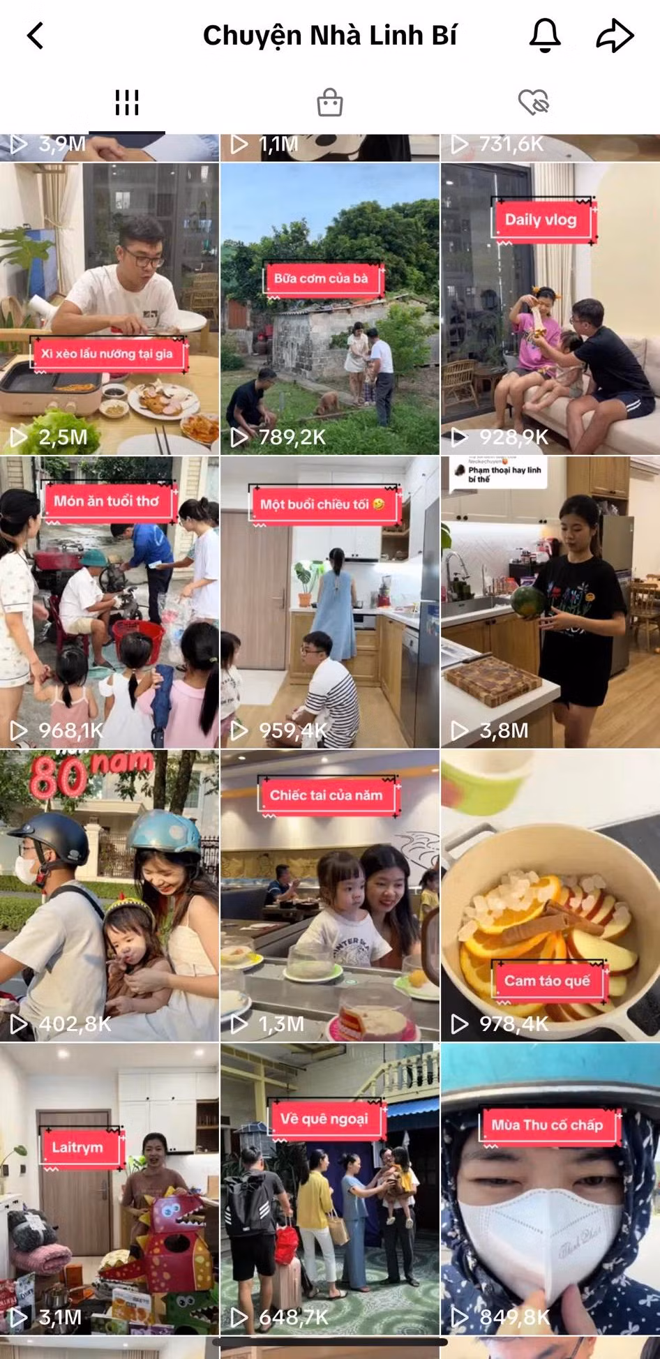 Theo dõi các video về cuộc sống làm mẹ, ai cũng nhận thấy sự nhẹ nhàng, đơn giản và vui tươi trong bất kì công việc nào của bà mẹ 1 con này.