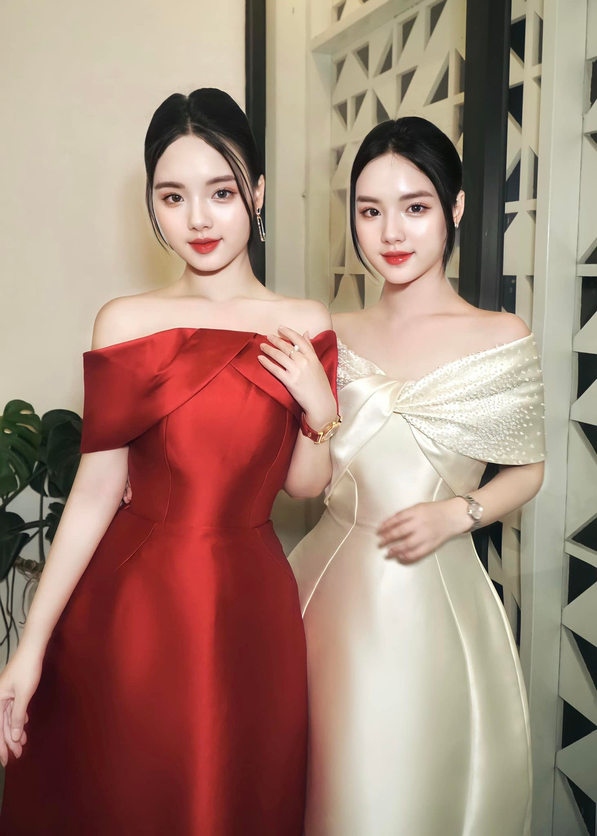 Thanh Hằng và Thanh Nga sở hữu nhan sắc xinh đẹp chẳng kém hot girl.