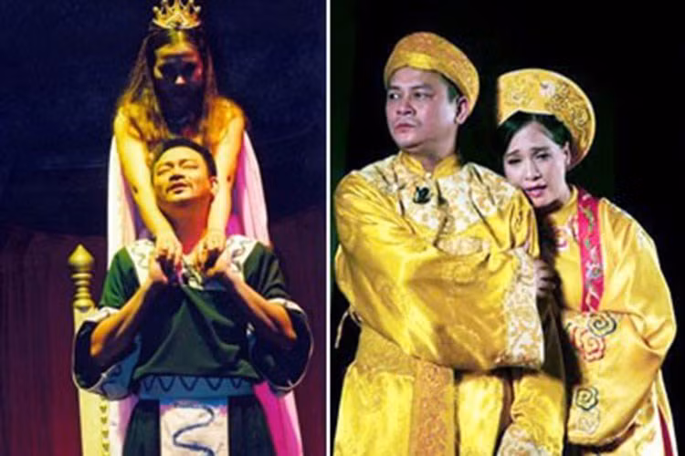 Nghệ sĩ Anh Tú có nhiều năm kinh nghiệm trong vai trò diễn viên kịch. Anh ghi dấu ấn qua loạt vai diễn trong các vở: Vũ Như Tô, Rừng trúc, Cuộc đời tôi, Một mối tình, Macbeth, Bến bờ xa lắc, Mùa hạ cay đắng, Tiếng chuông...Ảnh: CAND Online