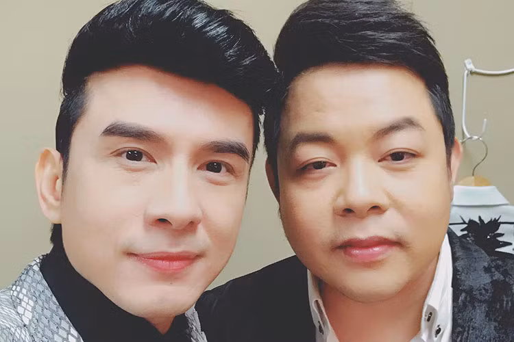 Đan Trường hơn Quang Lê 5 tuổi nhưng được fans khen ngợi trông trẻ hơn đàn em.