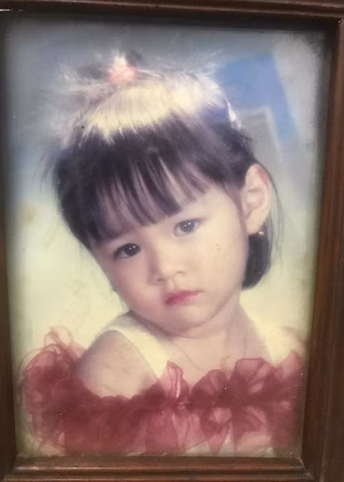 Diệp Bảo Ngọc khoe ảnh hồi nhỏ đáng yêu với người hâm mộ.