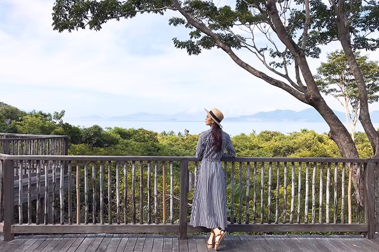 Trên trang cá nhân, vào cuối tháng 8 vừa qua, Hoa hậu Việt Nam 2012 cũng đăng tải một số hình ảnh của mình ở Nha Trang. Ảnh: Facebook Đặng Thu Thảo