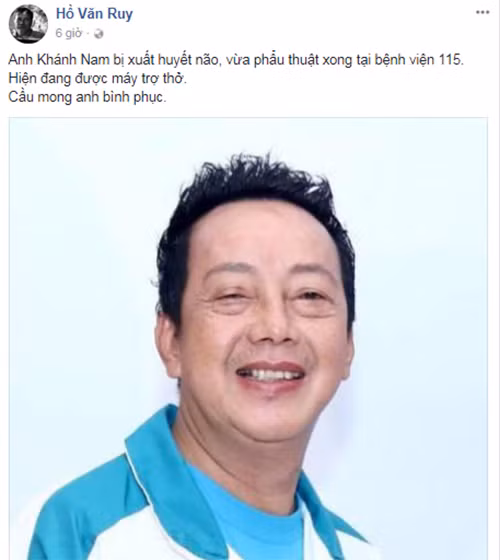 Nghe si Khanh Nam bi xuat huyet nao, tinh trang nguy kich-Hinh-2