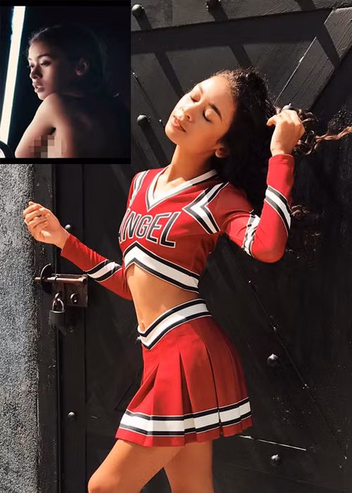 Cindy V đang tham gia bộ phim “Glee” phiên bản Việt. Nhân vật của cô là Minh Ánh - một trong hai nữ chính. Trong tập 2, Cindy V bị tố lộ ngực khi thực hiện cảnh quay trong bồn tắm. Lập tức, nữ diễn viên lên tiếng cho biết cô không thể lộ hàng vì che chắn rất cẩn thận. Ảnh: Vietnamnet