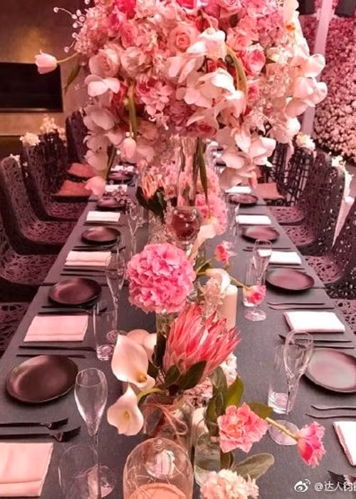 Lý Thần cất công chuẩn bị tiệc sinh nhật lần thứ 36 cho Phạm Băng Băng. Ảnh: Sina