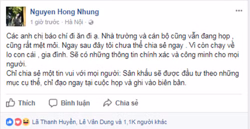 Vo Xuan Bac bao tin vui ve cuoc hop voi truong Nghe thuat-Hinh-2