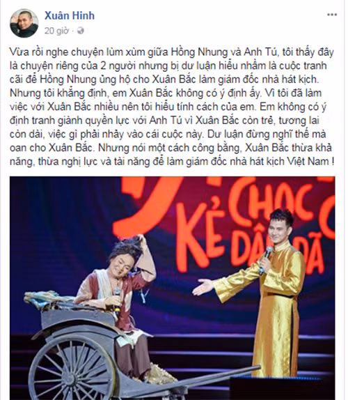 Xuan Hinh khang dinh Xuan Bac thua kha nang lam giam doc-Hinh-2