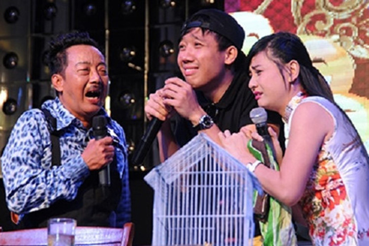 Khi gameshow nở rộ, nghệ sĩ Khánh Nam từng tham gia chương trình “Ơn giời, cậu đây rồi!” và được khán giả yêu mến bởi cách diễn hài duyên dáng. Trấn Thành từng lên tiếng khẳng định anh ngưỡng mộ diễn xuất của Khánh Nam. Ảnh: Báo pháp luật