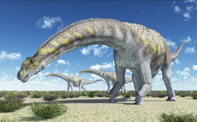 Loài quái thú này thuộc kỷ Phấn Trắng, cũng là thời đại hoàng kim của các loài khủng long khổng lồ. Ảnh minh họa.