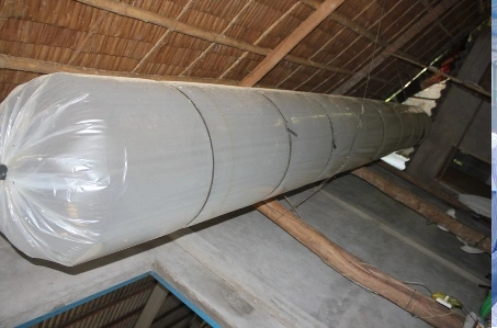 Năm 2024, người dân xã Hòa Thạnh (huyện Tam Bình) cũng đổ xô khoan giếng nước ngầm nhưng không phải lấy nước mà lấy khí gas. Ảnh: Dân Việt.