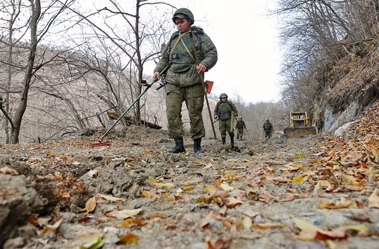 Rà phá và xử lý bom mìn chưa bao giờ là nhiệm vụ dễ dàng với Công binh Nga.