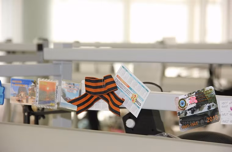 Một góc thư giãn của một công nhân tại Kazan.