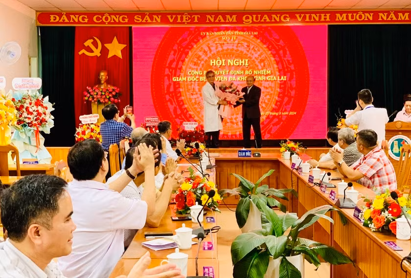TS Nguyen Dang Bao duoc bo nhiem Giam doc BV Da khoa tinh Gia Lai