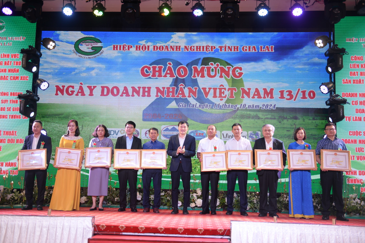 Gia Lai tôn vinh nhiều doanh nghiệp nhân Ngày Doanh nhân Việt Nam - Hình 4 Gia Lai ton vinh nhieu doanh nghiep nhan Ngay Doanh nhan Viet Nam-Hinh-4
