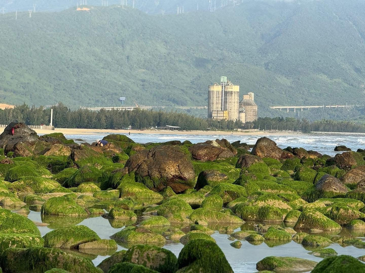 Cách trung tâm TP. Đà Nẵng chỉ 15 km, ghềnh đá Nam Ô thuộc làng Nam Ô, quận Liên Chiểu, là điểm đến lý tưởng để du khách tìm về với thiên nhiên hoang sơ. Ảnh Ngọc Hân