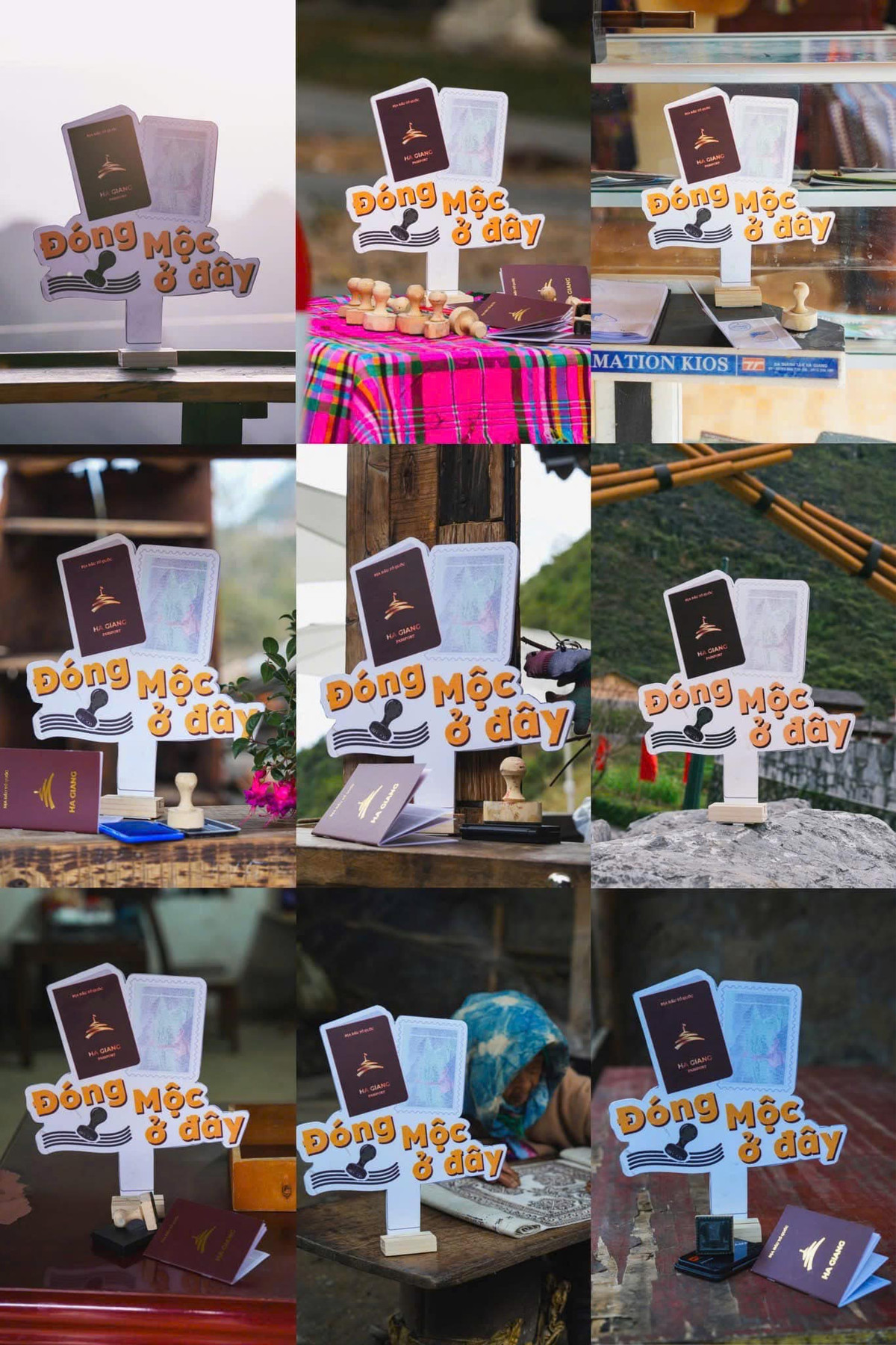 “Hà Giang Passport” có giá 30.000 đồng, được thiết kế theo phong cách hộ chiếu Việt Nam với 12 điểm check-in nổi bật của Hà Giang. Ảnh Tô Đi Đâu