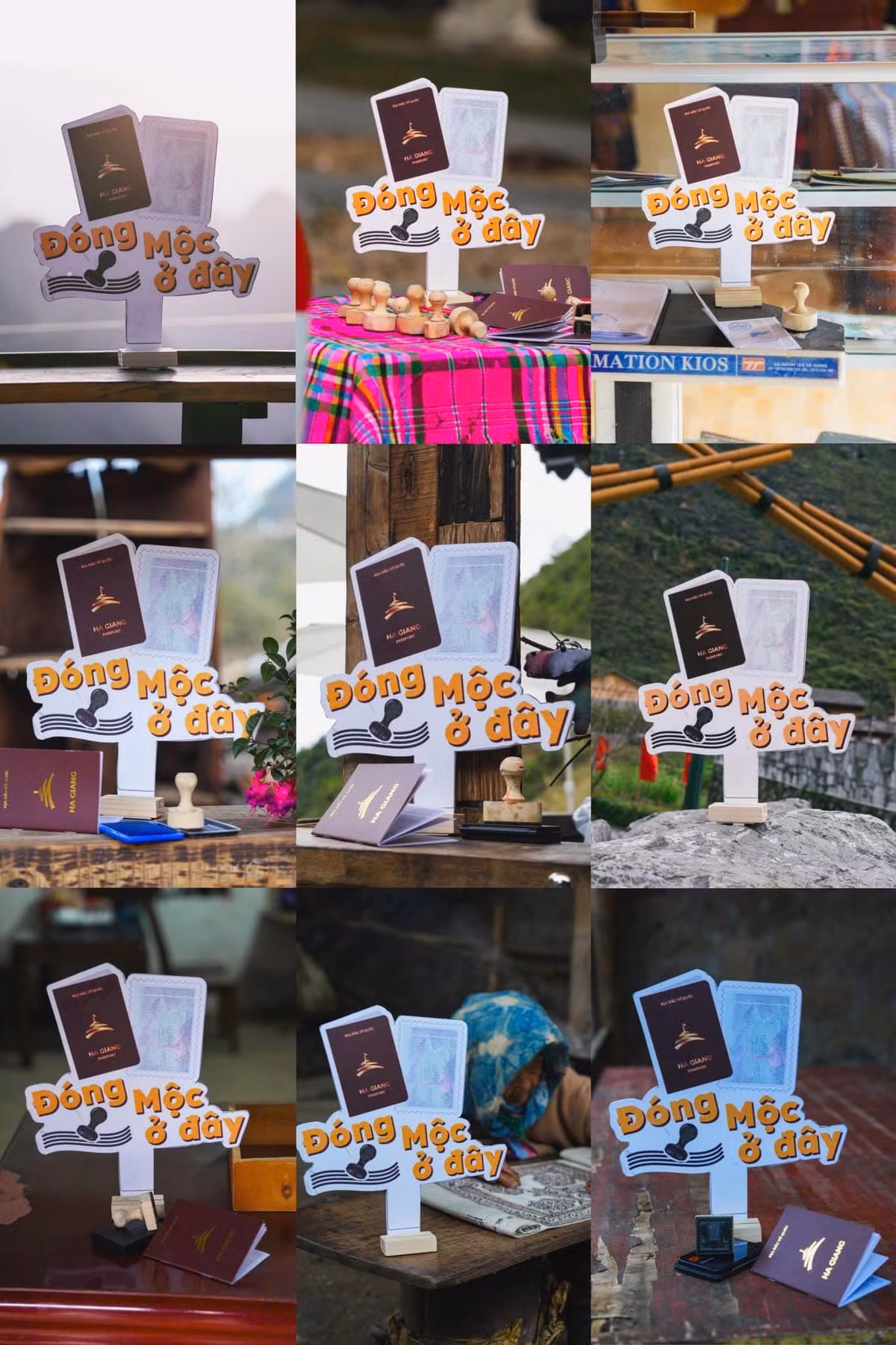 “Hà Giang Passport” có giá 30.000 đồng, được thiết kế theo phong cách hộ chiếu Việt Nam với 12 điểm check-in nổi bật của Hà Giang. Ảnh Tô Đi Đâu