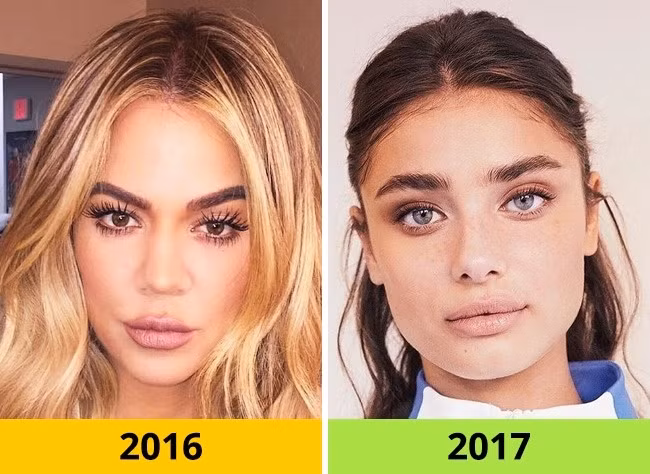 Một trong những xu hướng làm đẹp hot trong năm 2017 là xu hướng trung thành với mốt lông mày tự nhiên. Thay vì phải vất vả và tốn chi phí cho việc lựa chọn chì kẻ mày phù hợp, sử dụng các biện pháp phun thêu chân mày như năm 2016, sang năm 2017, mốt lông mày tự nhiên được cho là sẽ hot hơn bao giờ hết.