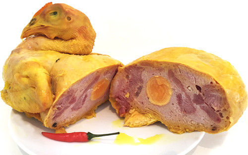 Chả gà rút xương đặc sản Tiền Giang cực kỳ ngon &amp; đặc sắc. Ảnh: Agiadinh.