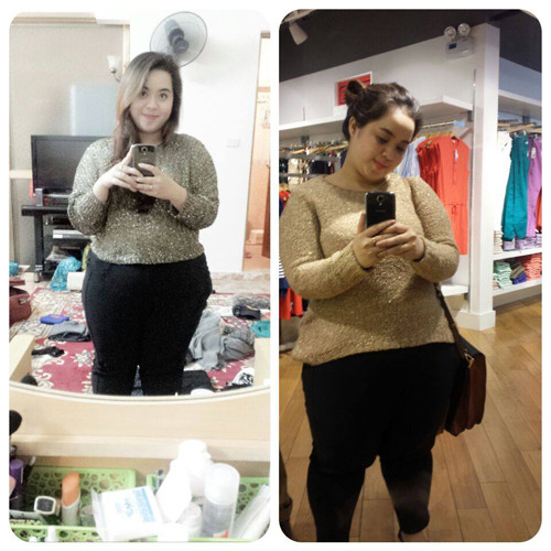 Trước khi trở thành quán quân cuộc thi Bước nhảy ngàn cân, Tố Tố là một nàng béo 90kg. Gu thời trang của Tố Tố trong suốt quá trình giảm cân cũng thay đổi rõ rệt. Ảnh: Zing.