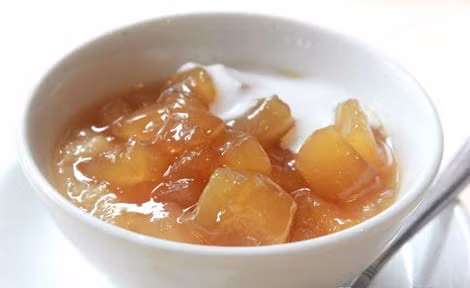 Chè thốt nốt nấu nước cốt dừa cũng rất ngon, ngọt thanh. Ảnh: thichlanhich.