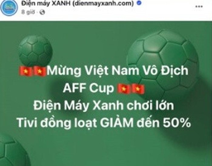 Trong khi chuỗi Điện Máy Xanh cũng tuyên bố giảm giá đến 50% giá bán tivi và giảm thêm 10% (tối đa 1,5 triệu đồng) với tủ lạnh, kéo dài đến ngày 8/1