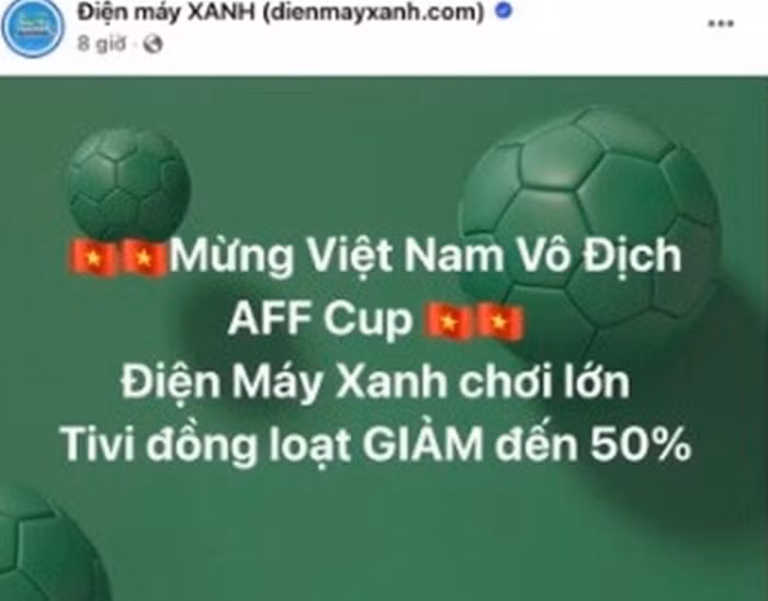 Trong khi chuỗi Điện Máy Xanh cũng tuyên bố giảm giá đến 50% giá bán tivi và giảm thêm 10% (tối đa 1,5 triệu đồng) với tủ lạnh, kéo dài đến ngày 8/1