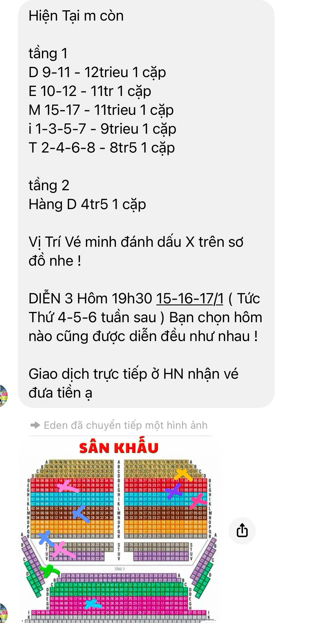 Vé Táo quân 2025: Hét giá cả chục triệu, phe "ế ẩm" tranh khách - Hình 3 Ve Tao quan 2025: Het gia ca chuc trieu, phe