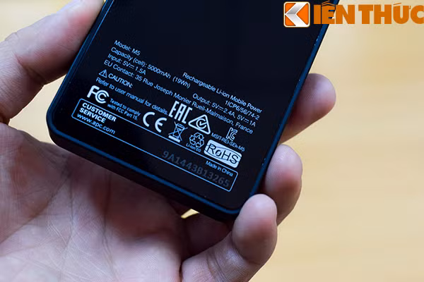 Các thông số được APC in rõ ràng trên vỏ sản phẩm.