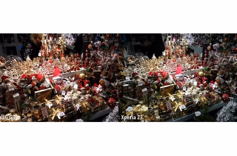 3. Câu chuyện thứ 3: Đây là một câu chuyện tuyệt vời để chứng minh các chi tiết của đối tượng. Máy ảnh 20 megapixel của Z3 tốt hơn khi đối phó với các nhiệm vụ lưu lại những hình ảnh nhiều chi tiết này. G3 với máy ảnh 13 megapixel hiển nhiên là không làm tốt nhiệm vụ.