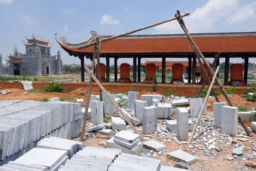 Công trình đang trong giai đoạn hoàn thiện