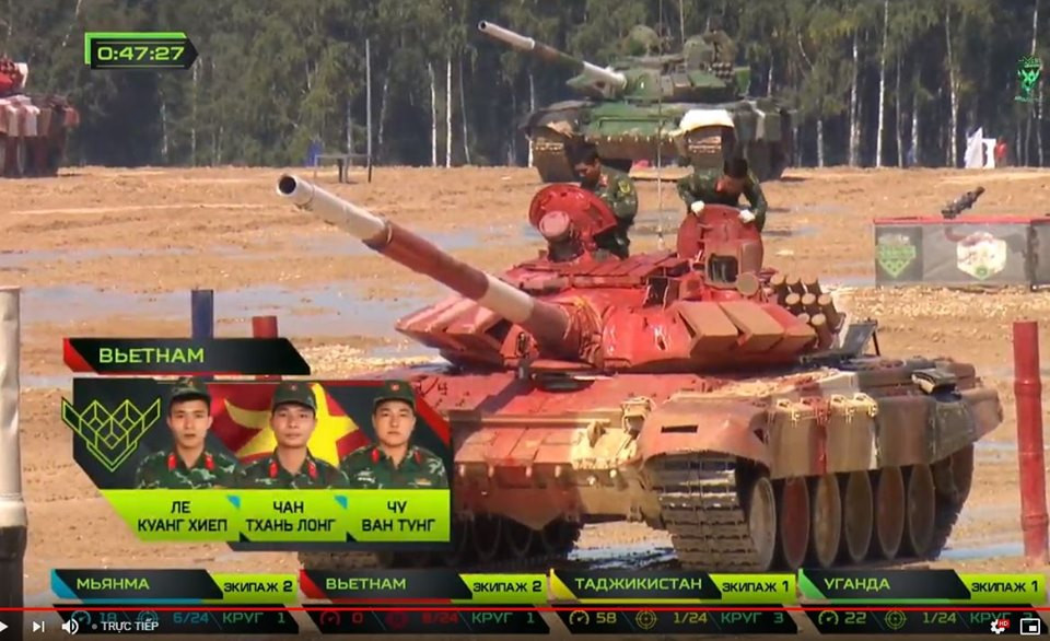 Cách đây vài giờ Ban tổ chức giải đấu Tank Biathlon - trong khuôn khổ Hội thao Quân sự Quốc tế Army Games 2019 đã đưa ra thông báo rất bất ngờ trên website chính thức của Army Games 2019 (http://armygames2019.mil.ru/tank_biathlon_ru) thì cả 2 trận chung kết ở Bảng 1 và Bảng 2 đều bị hoãn lại.
