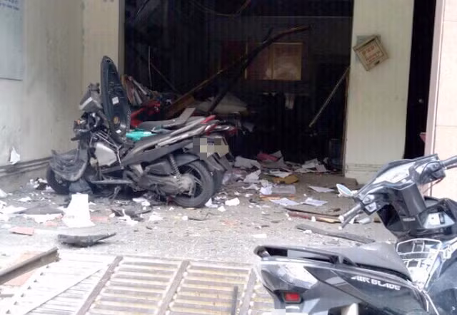 No xe may o tru so cong an phuong: Camera tom 2 nghi pham