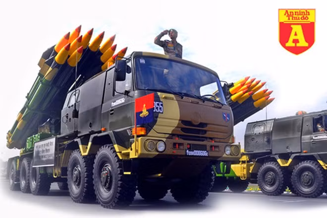 Mỗi hệ thống Pinaka gồm bệ phóng chứa 12 đạn tên lửa có thể bắn hết trong 44 giây.