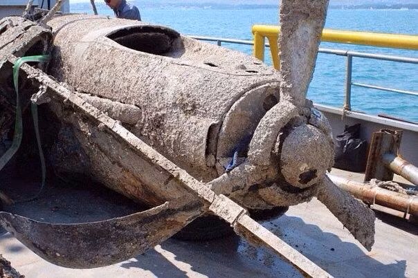 Thậm chí, cánh quạt động cơ còn nguyên xi.