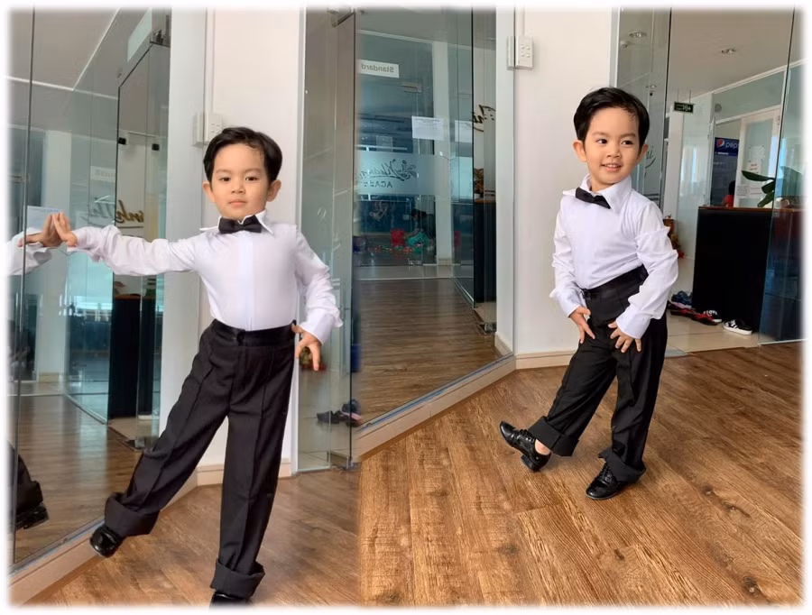 Phat sot voi loat anh con trai Khanh Thi nhay cung me cuc chuyen nghiep-Hinh-10