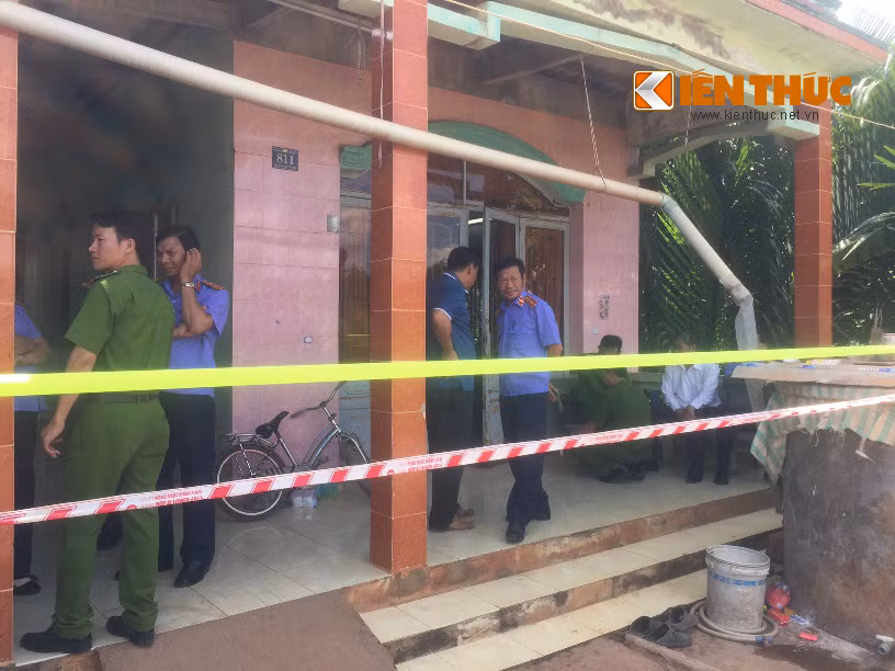 Hiện toàn bộ hiện trường đã được lực lượng chức năng phong toả.