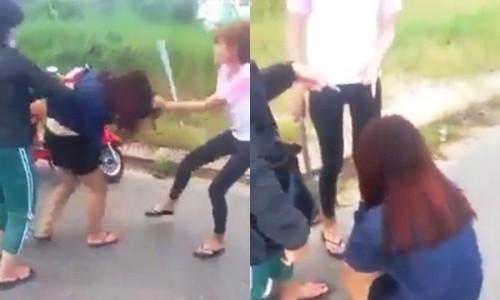 Nu sinh dung tuyp sat xu ban sau khi len facebook ho tra thu