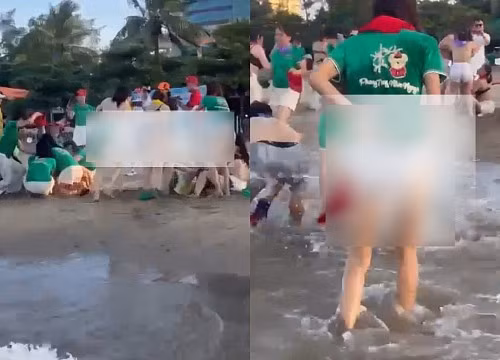 Dư luận chia sẻ đoạn clip nói trên nhiều trên mạng xã hội kèm theo nhiều chỉ trích, đề nghị chính quyền địa phương xử lý, chấn chỉnh để bảo đảm thuần phong mĩ tục tại nơi công cộng. 