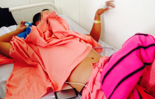 Trung uy CSGT bi dam trong thuong khi xu ly vi pham