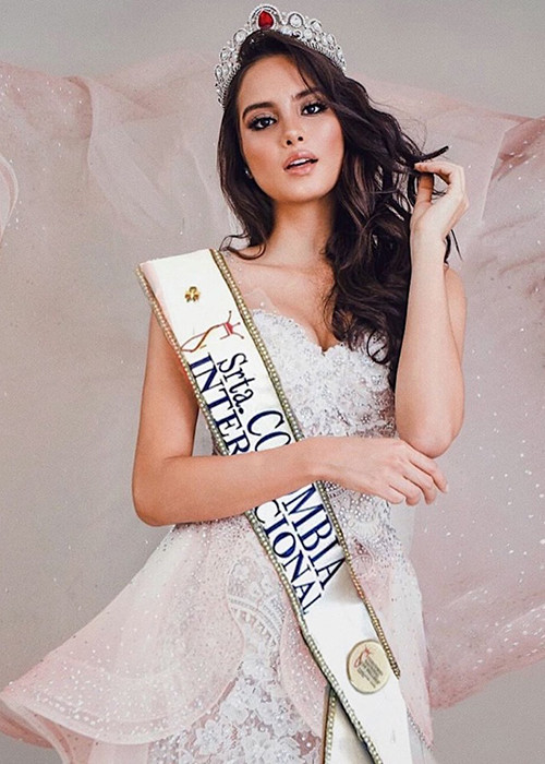 Alejandra Vengoechea - đại diện Colombia được dự đoán về thứ 4 cuộc thi Hoa hậu Quốc tế 2019.