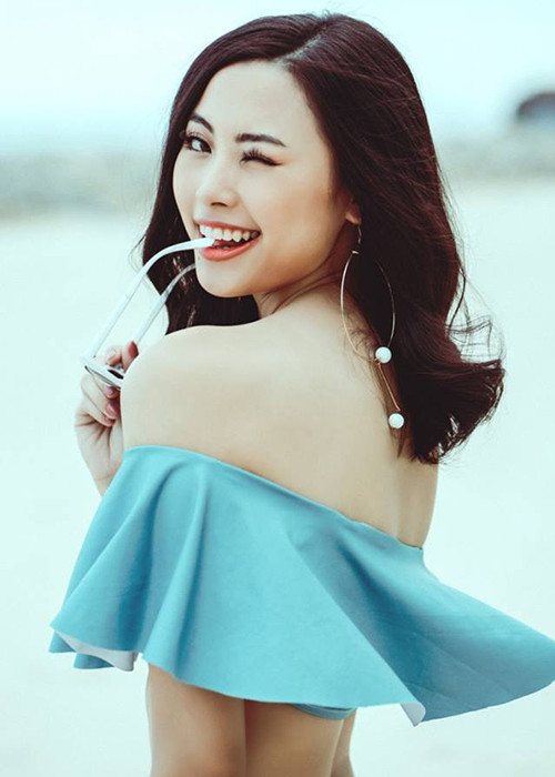 Người đẹp xứ Nghệ nhận được sự quan tâm của khán giả và truyền thông vì biệt danh bản sao của Tăng Thanh Hà.