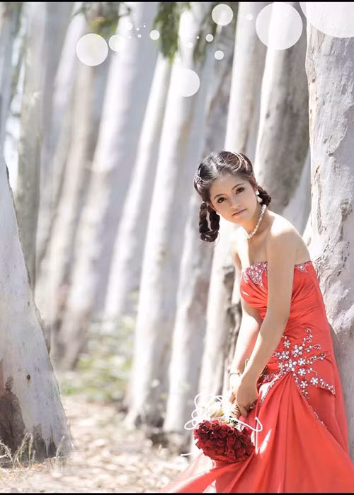 Hình ảnh bà xã xinh đẹp của Phương Điền cách đây 9 năm.