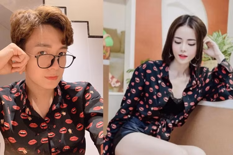  Ngô Kiến Huy đang vướng nghi vấn hẹn hò nữ ca sĩ Kim Thành. Tin đồn xuất phát từ việc cả hai mặc áo và chụp ảnh ở các bối cảnh giống nhau. Ảnh: Zing