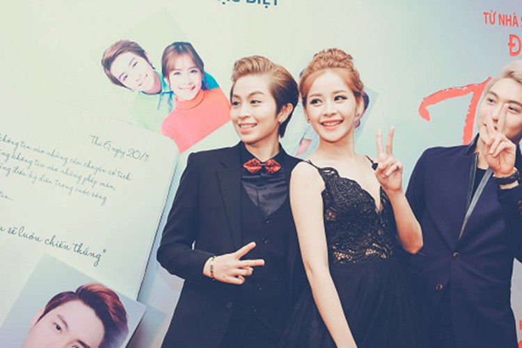 Trước khi vướng nghi vấn tình cảm đồng giới với Hoàng Thùy Linh, Gil Lê từng bị đồn hẹn hò Chi Pu. Ảnh: Dân Việt