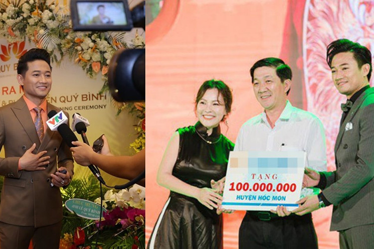 Theo Dân Việt, Quý Bình không thừa nhận hay bác bỏ thông tin nữ doanh nhân mà fan đang đặt nghi vấn là bạn gái của anh. Ảnh: Yan