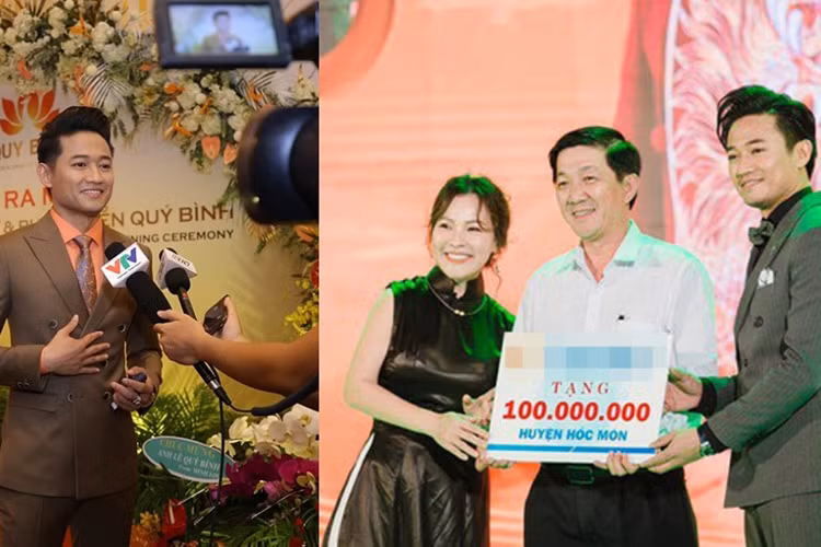 Theo Dân Việt, Quý Bình không thừa nhận hay bác bỏ thông tin nữ doanh nhân mà fan đang đặt nghi vấn là bạn gái của anh. Ảnh: Yan