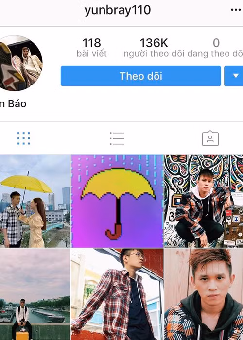 Trước động thái của Hiền Hồ, B Ray lập tức hủy theo dõi Hiền Hồ trên trang cá nhân Instagram.